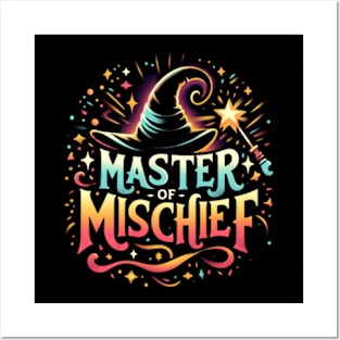 Master of Mischief - Wizard Hat - Fantasy Posters and Art